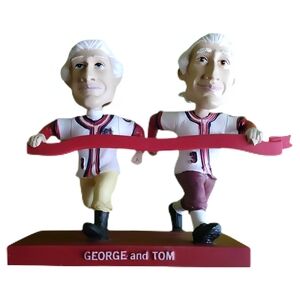 Racing Presidents George and Tom Bobblehead Figurine - Nationals MLB